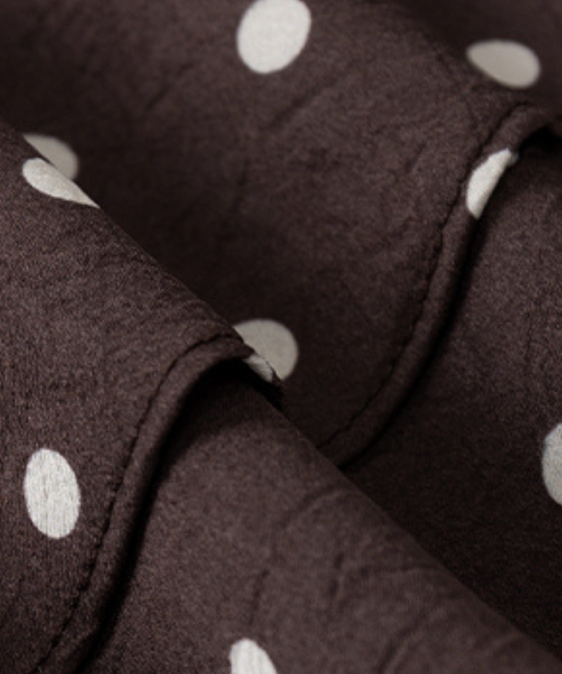 アシンメトリードットティアードスカート