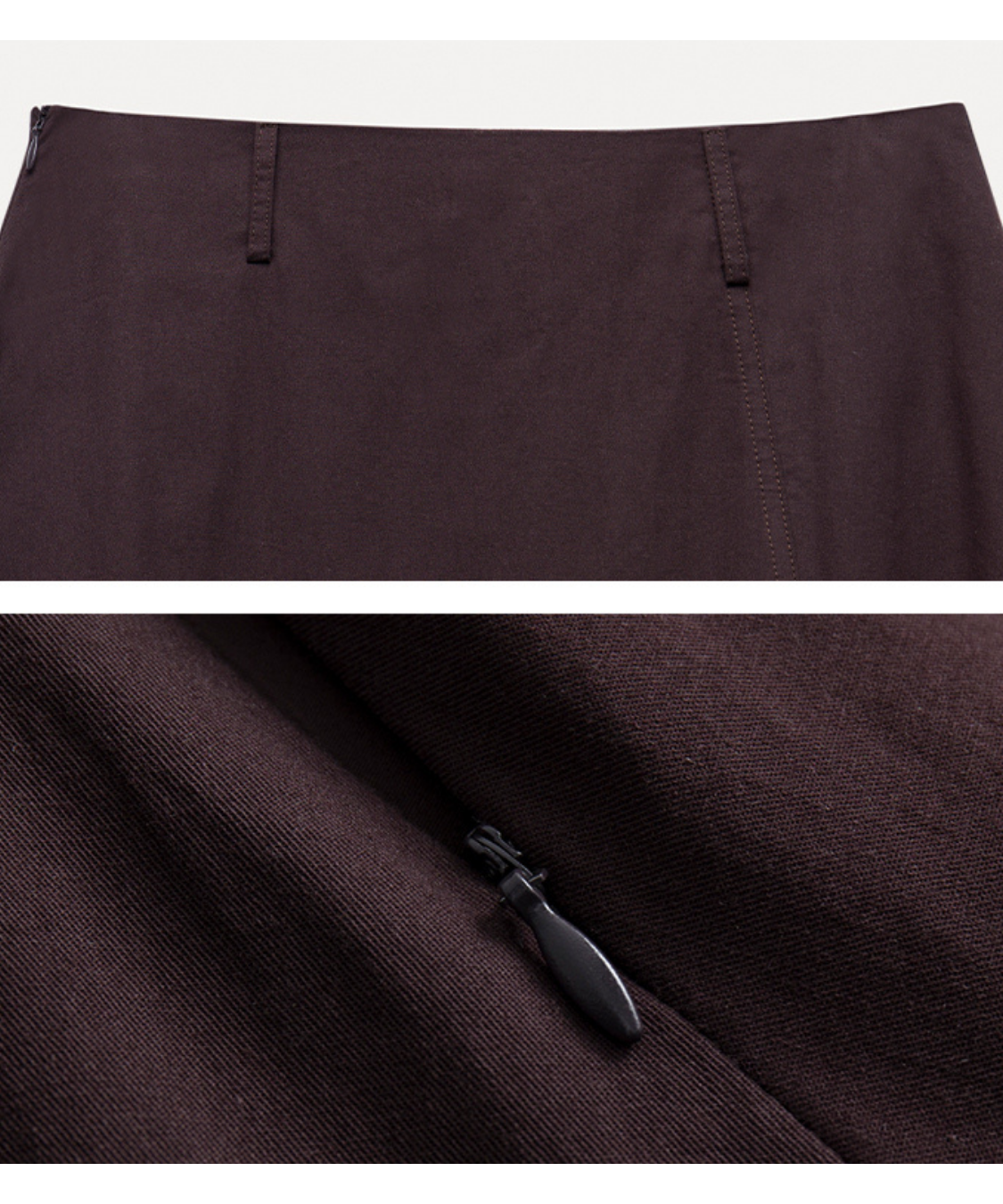 アシンメトリーヘムフレアスカート