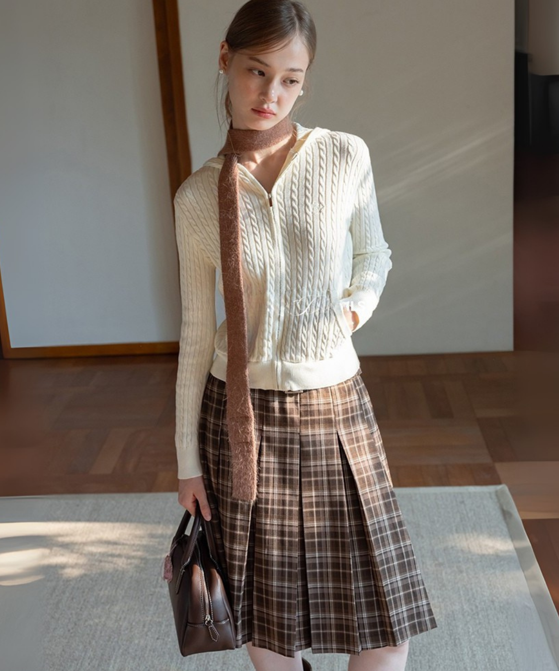 タグ付き未使用品★ブルーレーベル　スカート　チェック　ベルト　ボックスプリーツ タグ付き未使用品☆ブルーレーベル スカート チェック ベルト