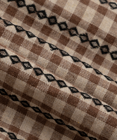 ギンガムチェックティアードスカラップスカート