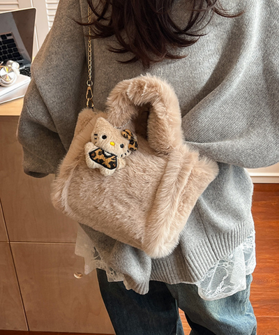 ファー2WAYスクエアバッグ