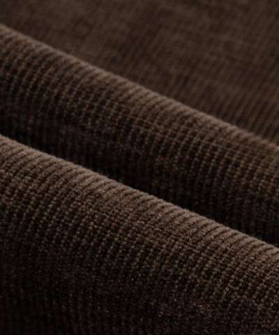 ベロア調裾ダブルワイドパンツ