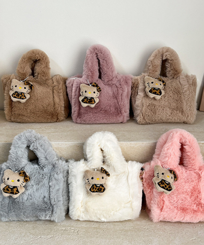 ファー2WAYスクエアバッグ