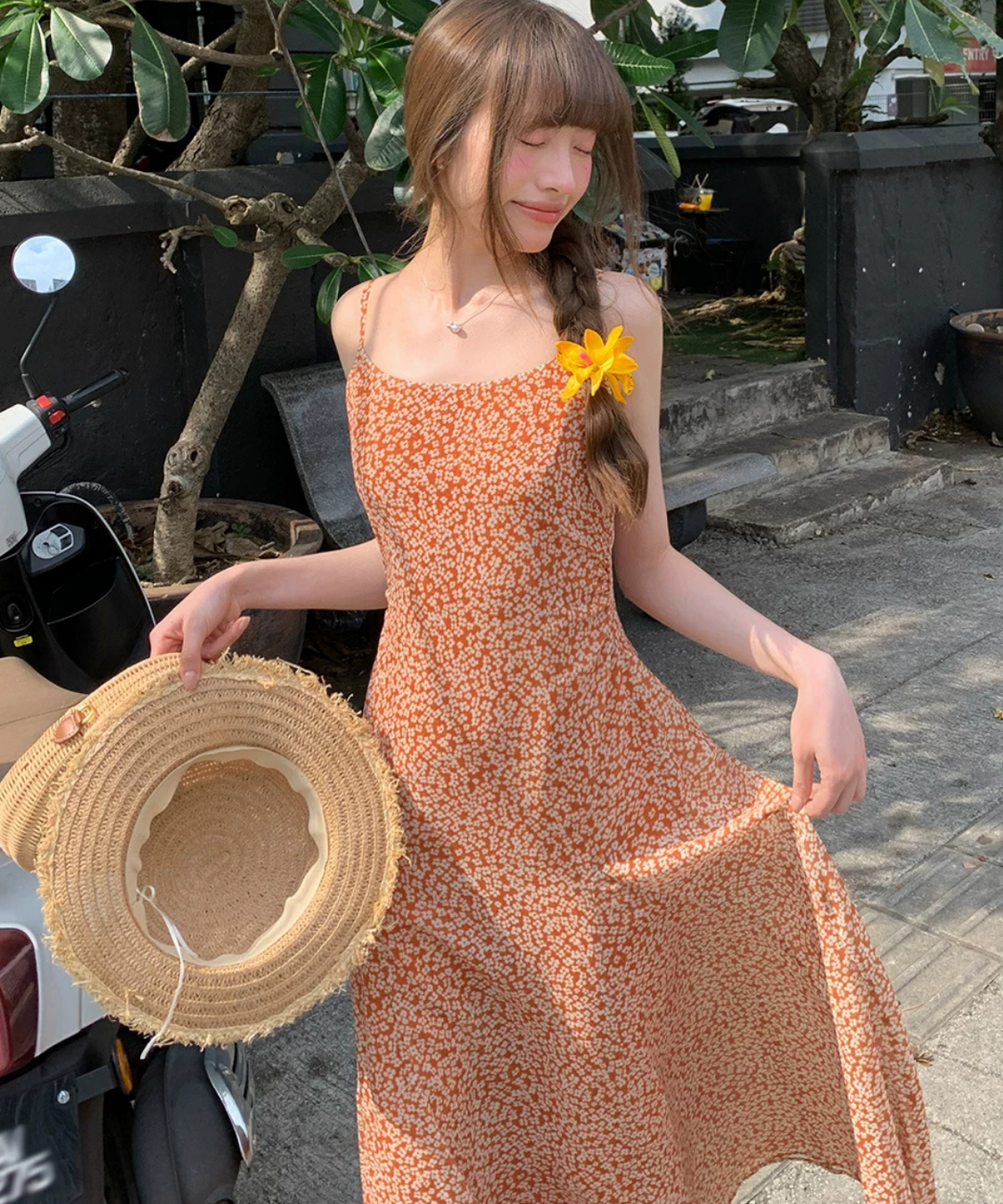 小花柄キャミソールフレアロングワンピース – jemiremi(ジェミレミ) 小花柄キャミソールフレアロングワンピース – jemiremi(ジェミレミ)