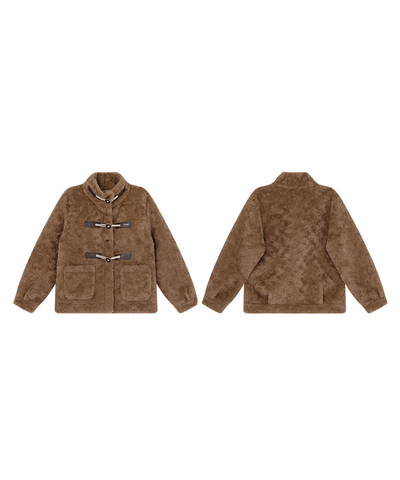 スタンドネックトグルボアジャケット