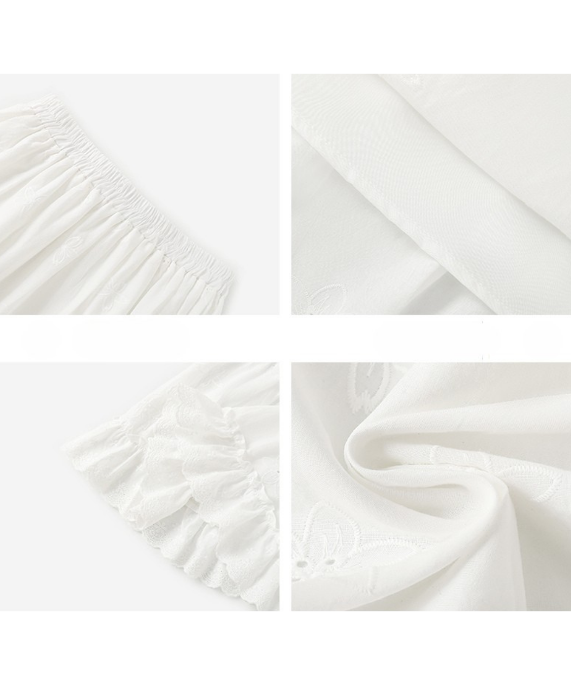 花柄刺繍ティアードフリルロングスカート