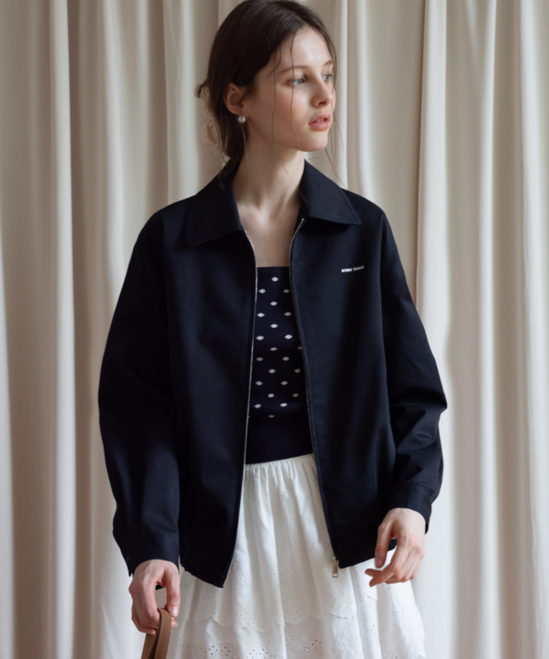 シンプルジップアップショートブルゾン – jemiremi(ジェミレミ) シンプルジップアップショートブルゾン – jemiremi(ジェミレミ)
