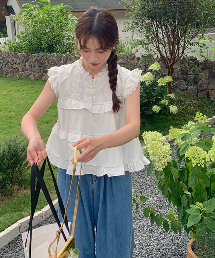 【最終価格】美品　BEARDSLEY ドットリップルノースリブラウス 最終価格】美品 BEARDSLEY ドットリップルノースリブラウス BEARDSLEY