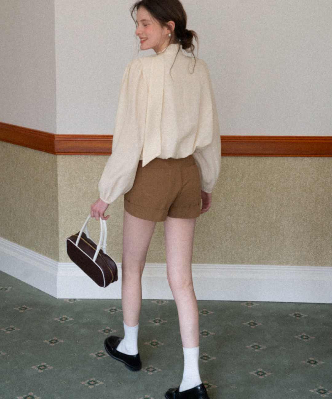 ダブルヘムハイウエストショートパンツ – jemiremi（ジェミレミ）