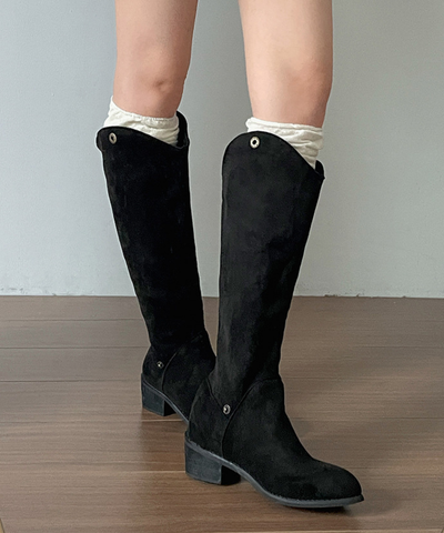 2wayスエード調ロングブーツ