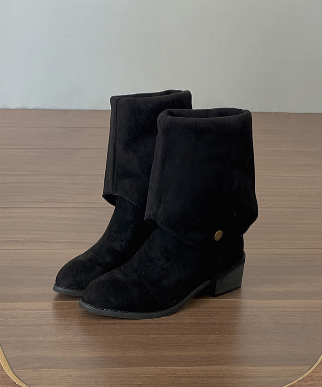 2wayスエード調ロングブーツ