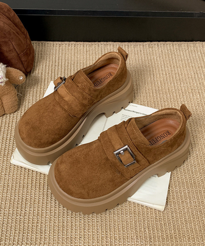 スエード調トラックソールシューズ