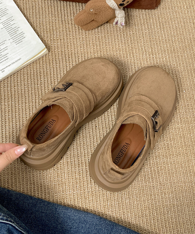 スエード調トラックソールシューズ