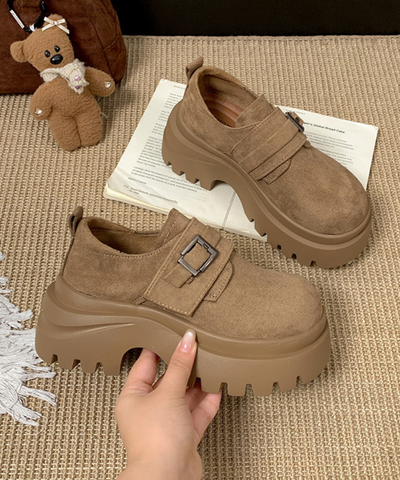 スエード調トラックソールシューズ