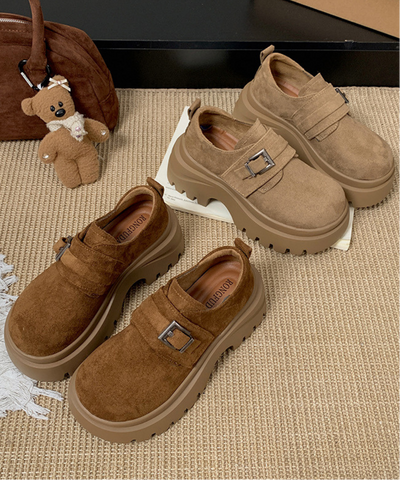 スエード調トラックソールシューズ