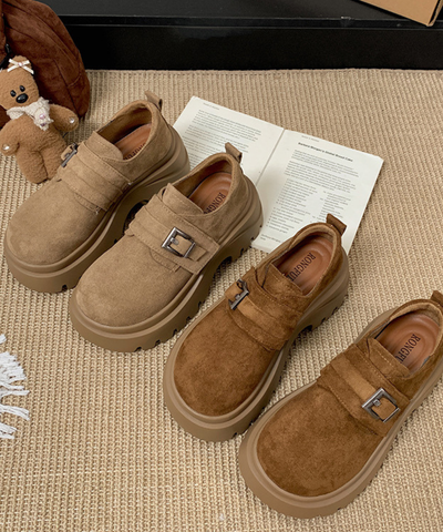 スエード調トラックソールシューズ