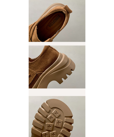 スエード調トラックソールシューズ