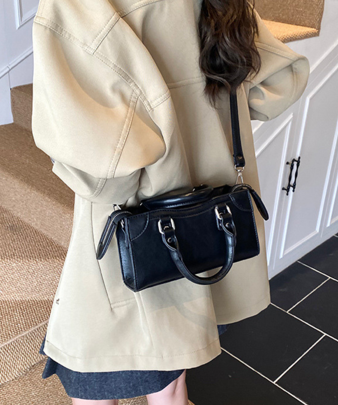 スクエアコンパクト2WAYバッグ