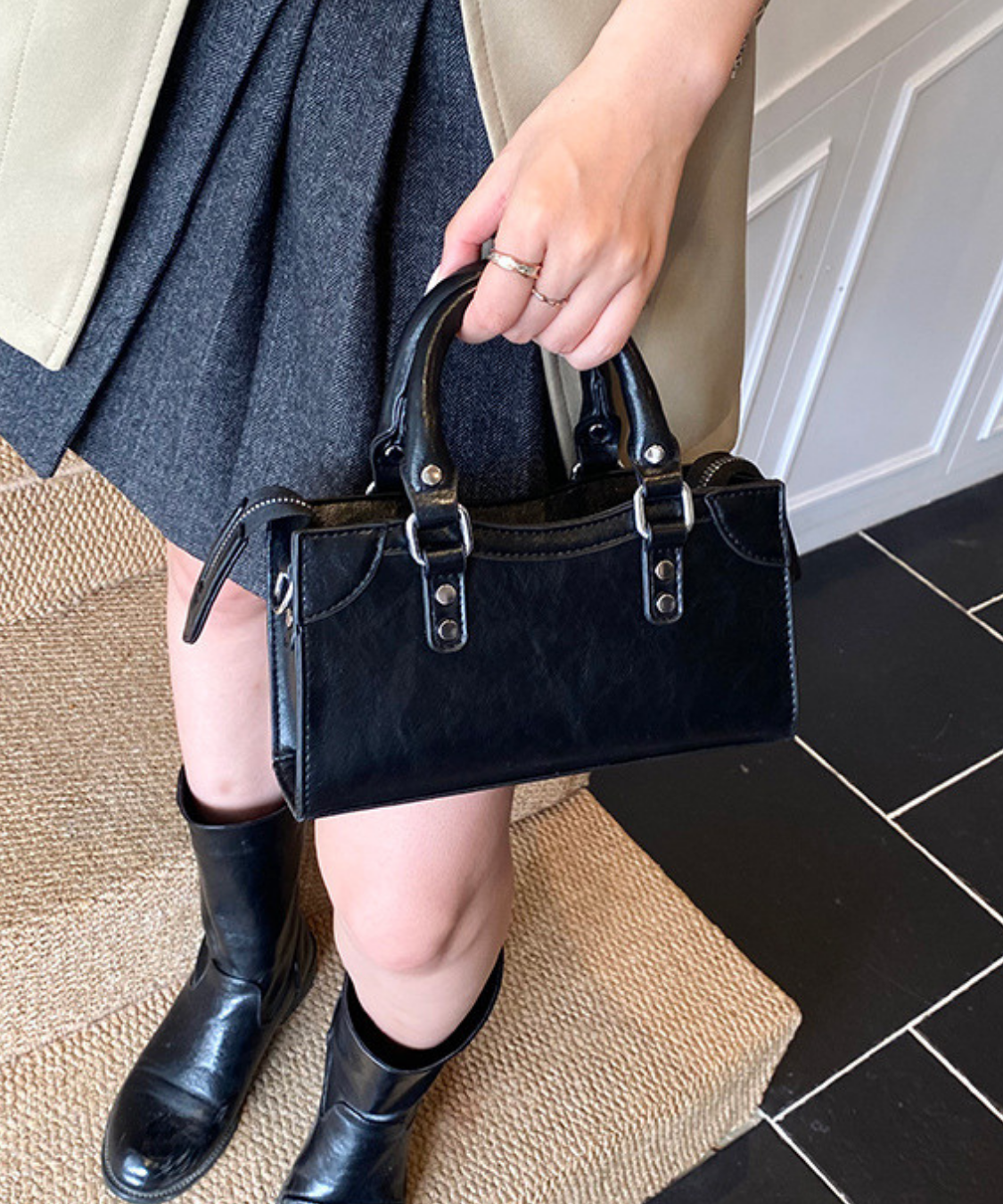 スクエアコンパクト2WAYバッグ