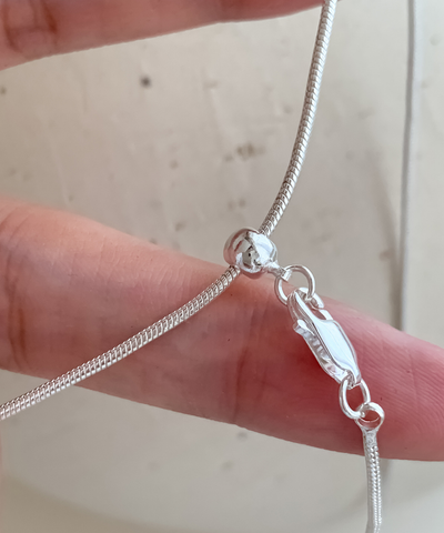 シルバーボールモチーフロングネックレス