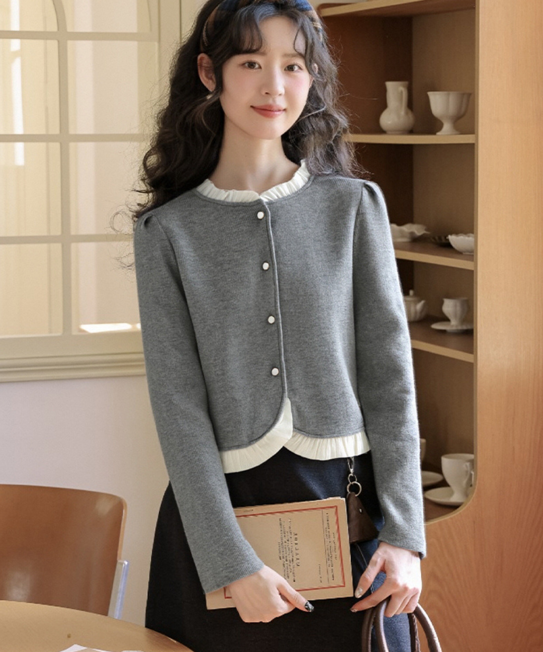 ダブルボタンミドルコート – jemiremi（ジェミレミ）