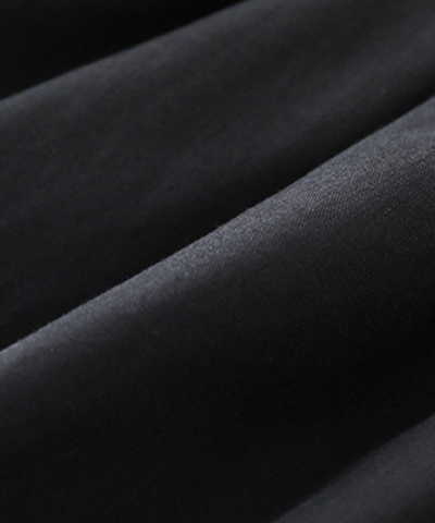 ロゴ刺繍フェイク2ピースウエストベルトワンピース