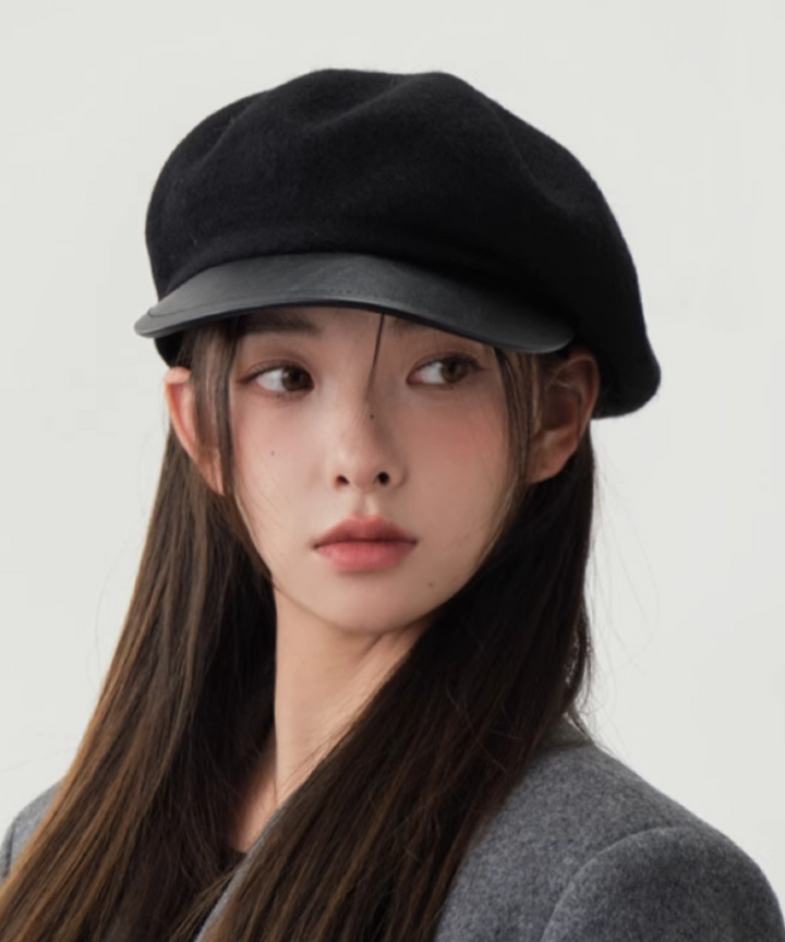 ティアミ〜ミ キャスケット　異素材 mix ハンドメイド ティアミ〜ミ キャスケット 異素材 mix ハンドメイド 異素材