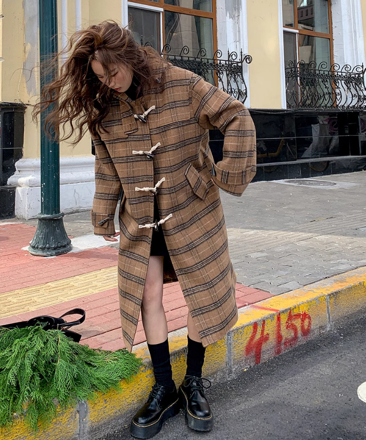 希少 Lサイズ SOUTIENCOL タッタソールチェック ダッフルコート 希少 Lサイズ SOUTIENCOL タッタソールチェック ダッフルコート 希少 L