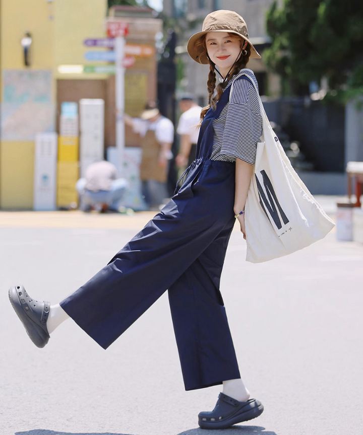 ウエスト絞りアウトドアストラップオーバーオール – jemiremi
