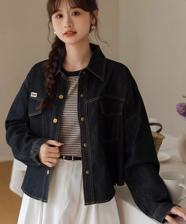 INTER FACTRY デニムスリーブジャケット　yumi. INTER FACTORY yumi INTER FACTORY yumi. - ワイドスリーブ