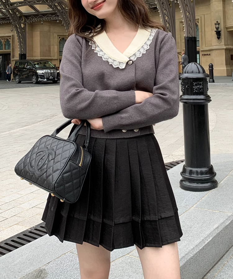 MSGM エムエスジーエム サテン プリーツスカート イタリア製 40