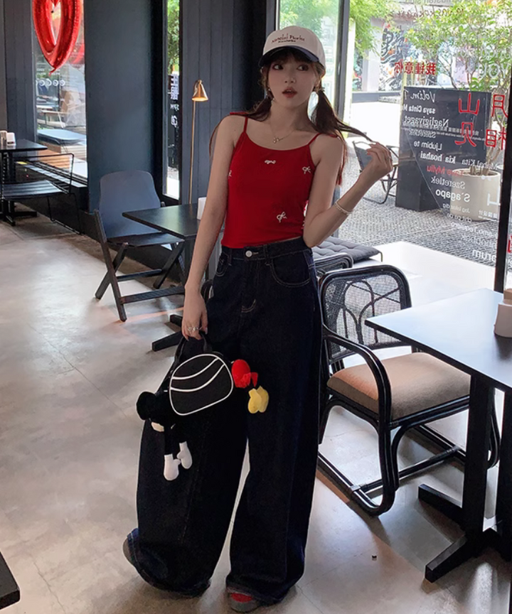 Washed denim super wide pants – JOHN LAWRENCE SULLIVAN