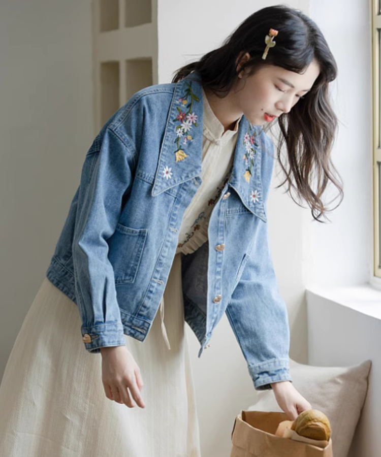 極美品✨Bibiy. AMOUR BLOUSON ジャケットハートボタン 極美品✨Bibiy. AMOUR BLOUSON ジャケットハートボタン