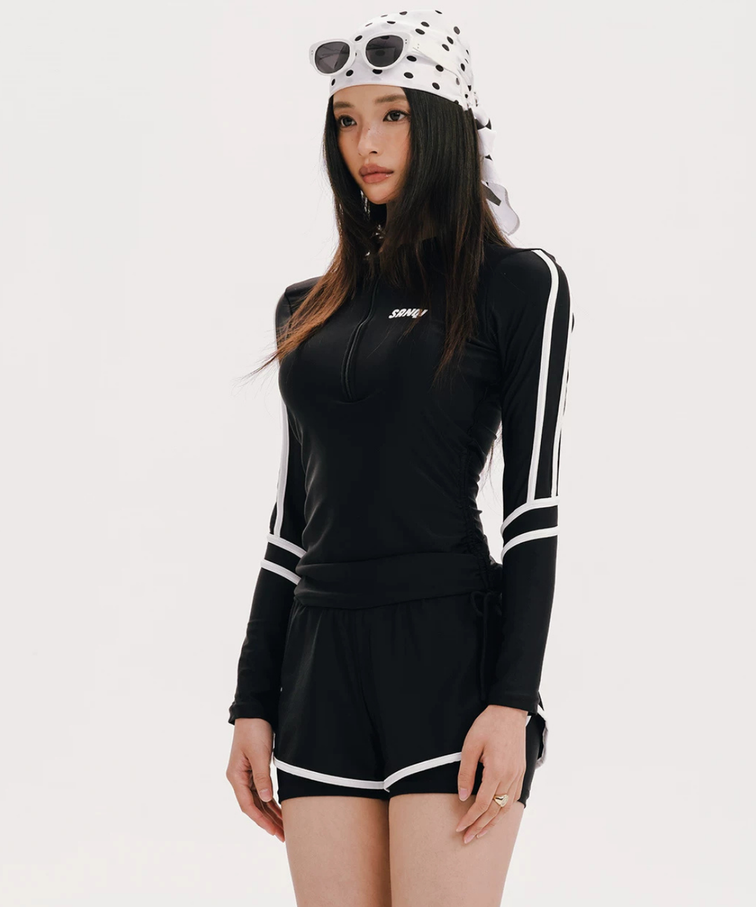 ハーフジップラッシュガード風セパレートスイムウェア – jemiremi