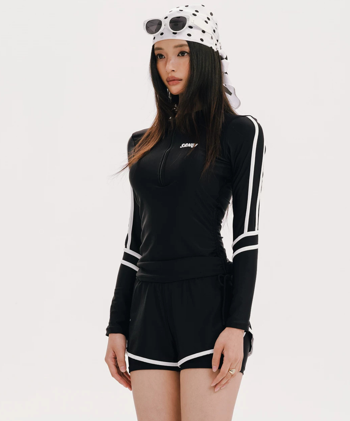 ハーフジップラッシュガード風セパレートスイムウェア – jemiremi