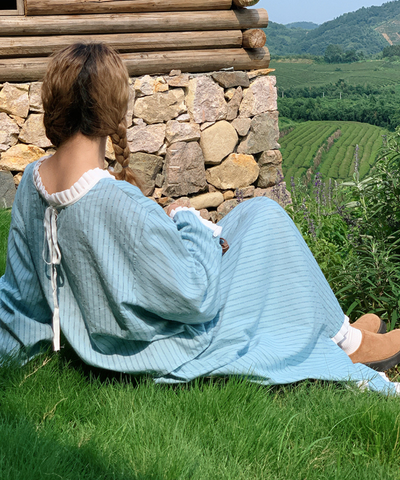 前切替入り裾フリルギャザースカート（セットアップ可）