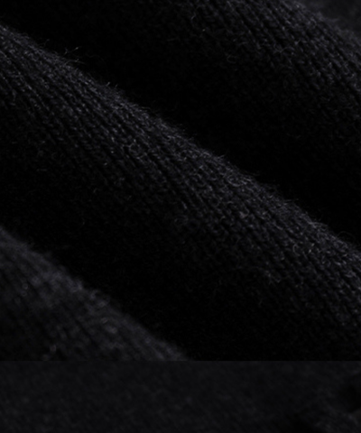 配色シャツ襟プリーツニットワンピース