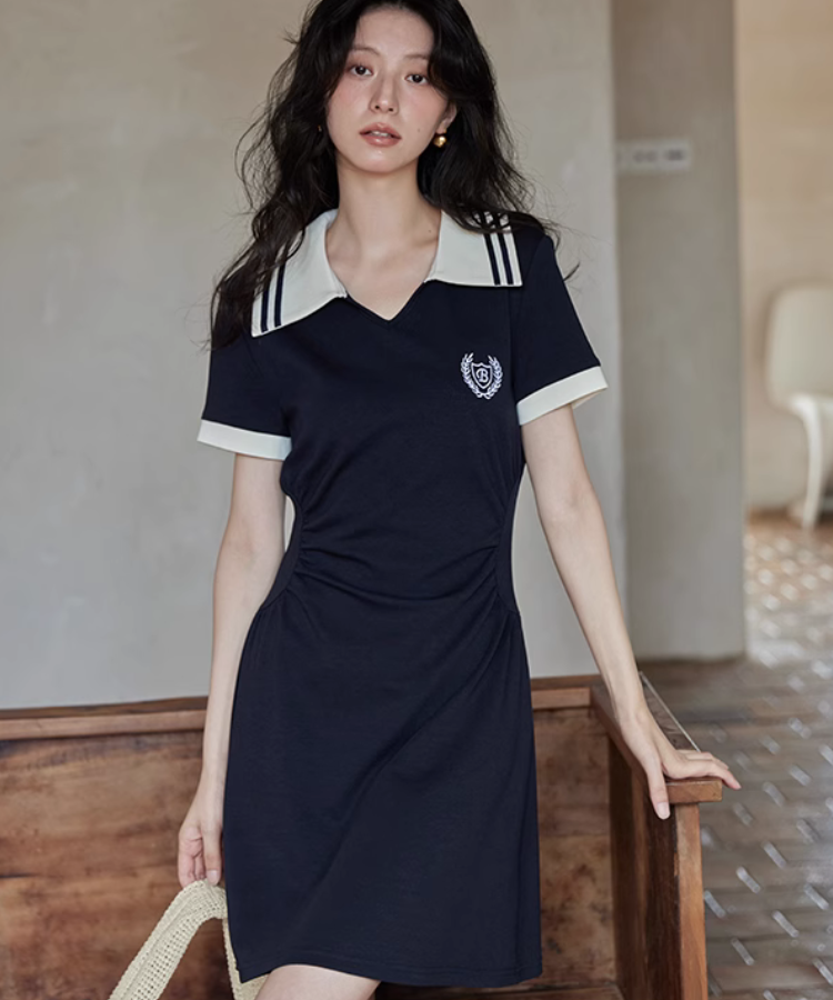 ダブルラインスポーティミニワンピース – jemiremi（ジェミレミ）