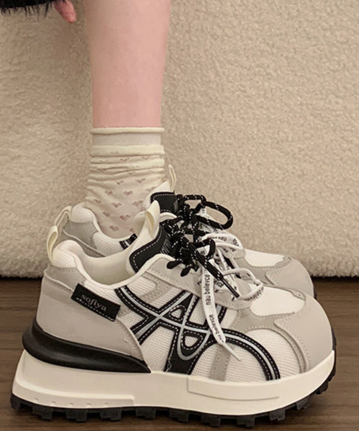 ラインデザインボリュームスニーカー – jemiremi（ジェミレミ）