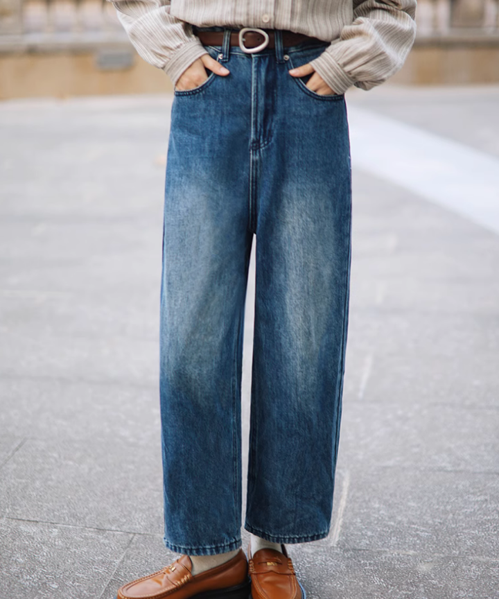 9分丈ソフトカーブデニム – jemiremi（ジェミレミ）