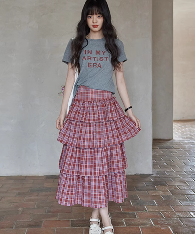 クルーネックバックドロストロゴTシャツ