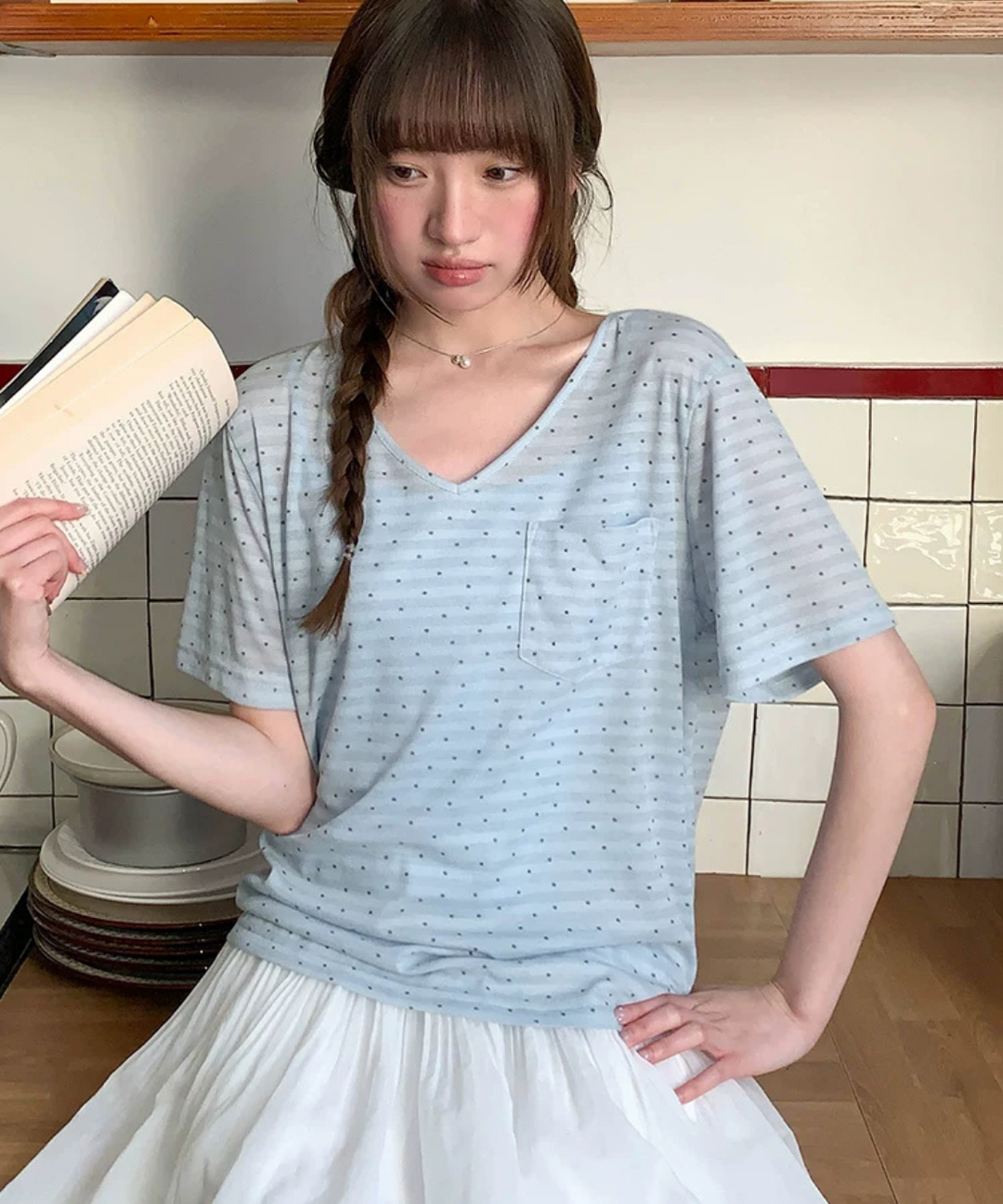 希少 美品 JIL SANDER Vネック スカラップ デザイン キャミソール Vネックシアードットトップス＋キャミソール 2点セット – jemiremi