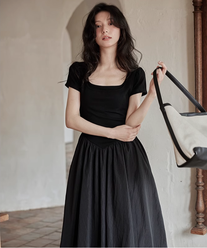 シーマリー cccmalieツイード切替バルーンワンピース36 商品カタログ① | cccmalie シーマリー cccmalieツイード切替バルーン