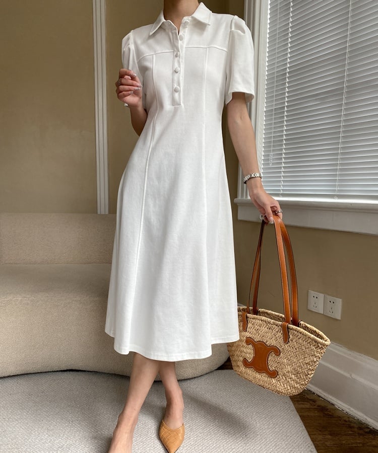 【夏編】「シャツワンピース」できちんと感を演出【20代】