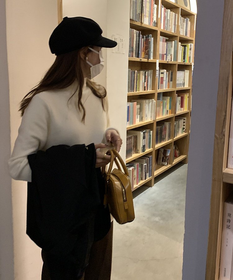 裏起毛ハイネックベーシックプルオーバー20