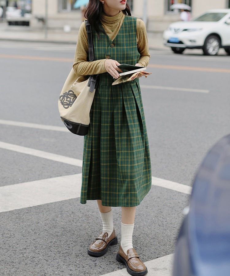 最終価格 Chalmiere タータンチェックジャンスカ グリーン 新品 最終価格 Chalmiere タータンチェックジャンスカ グリーン 新品 - メルカリ