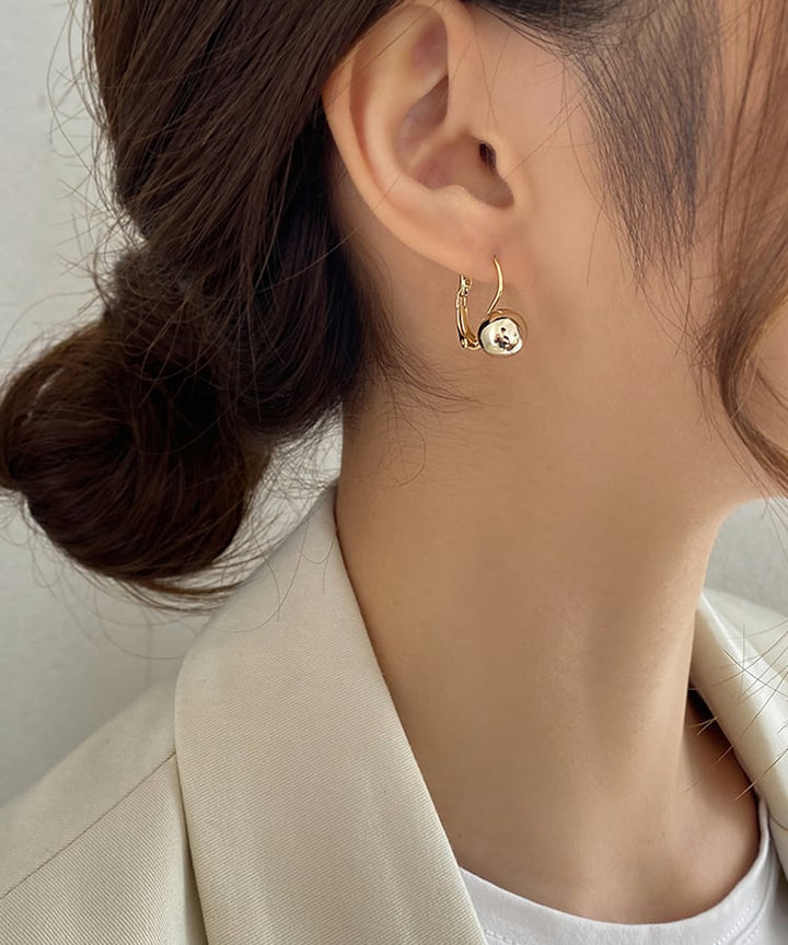 ゴールドボールフレンチフックピアス – jemiremi（ジェミレミ）