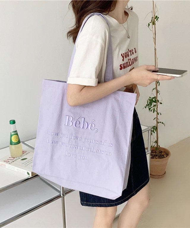 【予約発売前】エンブロイダリースクエアトートバック - jemiremi