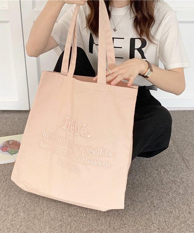 【予約発売前】エンブロイダリースクエアトートバック - jemiremi