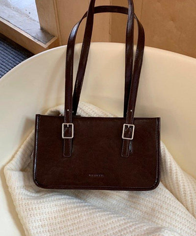 スクエアロングショルダートートバッグ - jemiremi